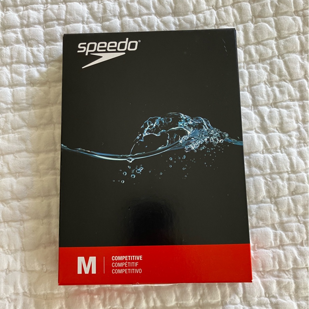 New in box Speedo Men's Competitive Swimwear - Black size medium